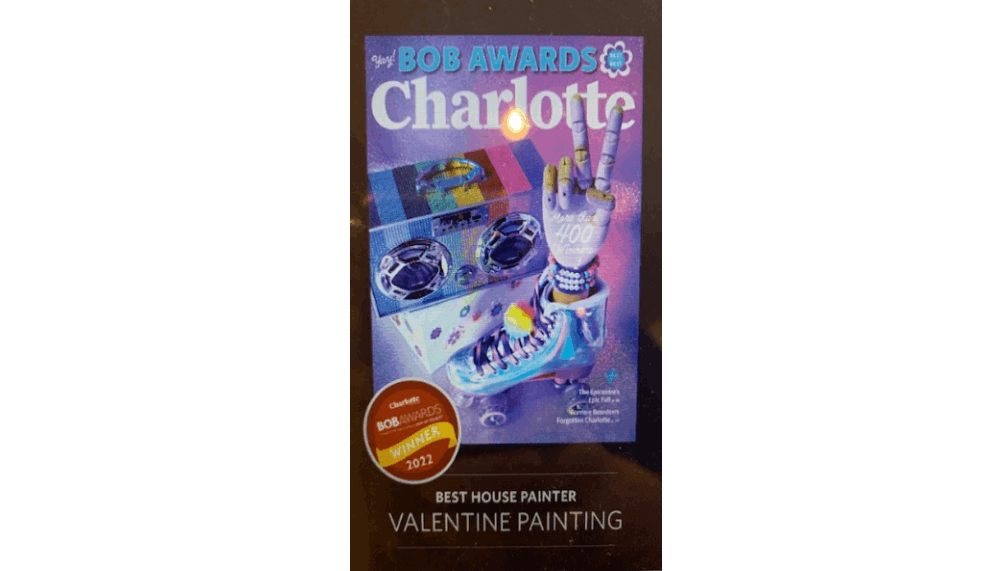 Charlotte Magazine BOB Awards Best House Painter 2022