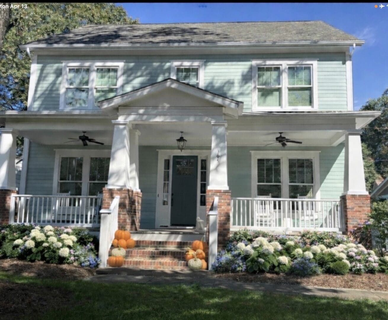 Dilworth house after exterior painting