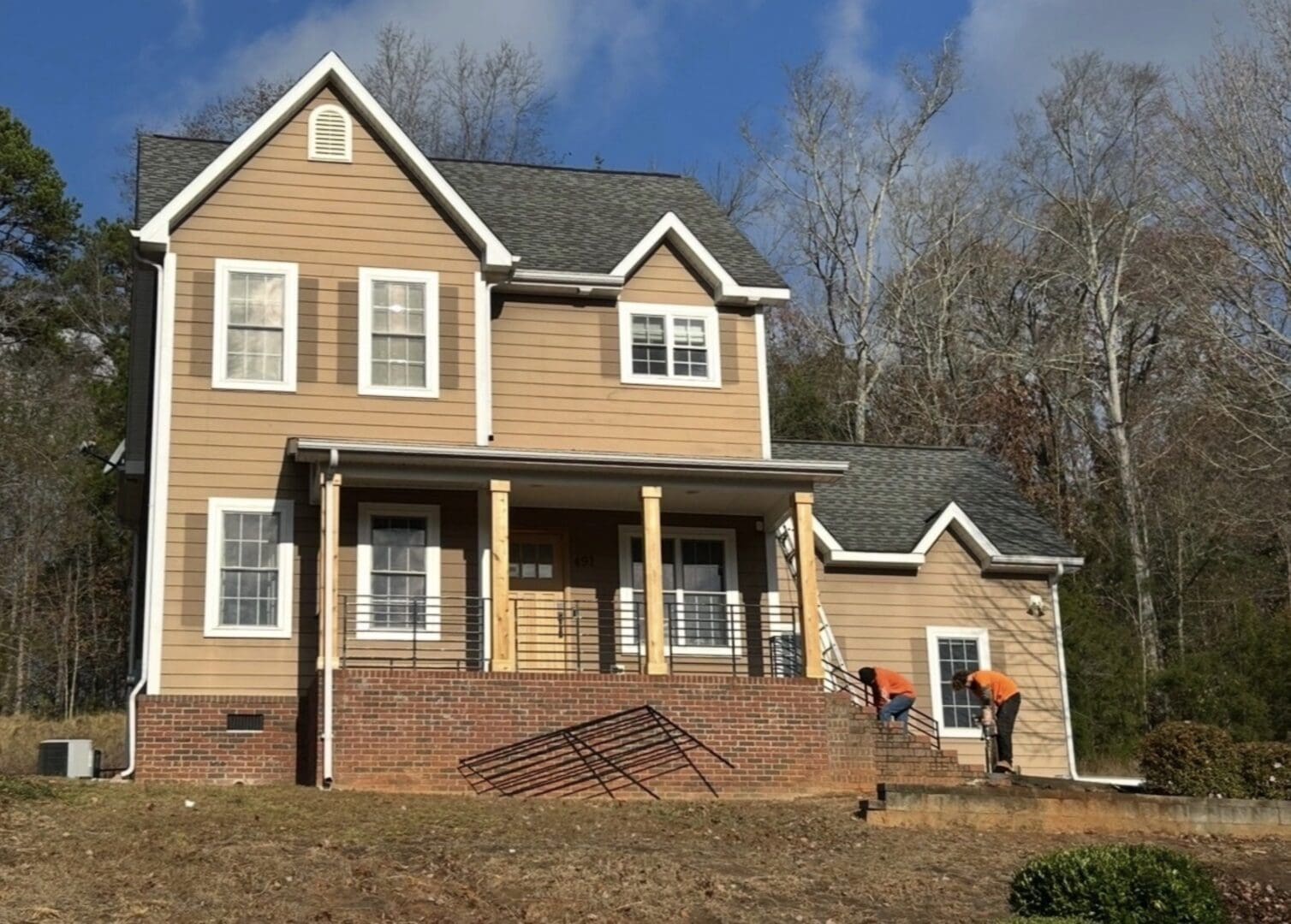 Concord home before exterior painting