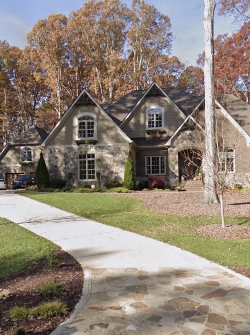 Cheval house before exterior painting