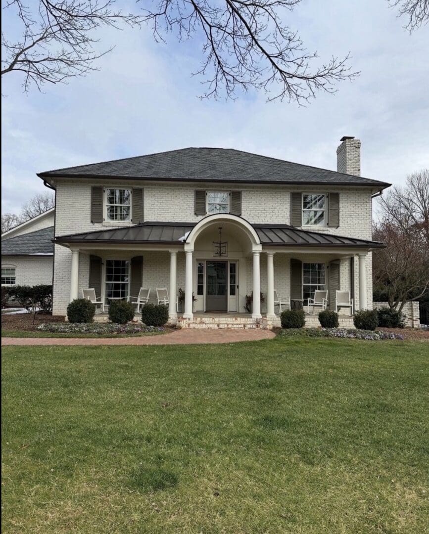 Foxcroft home before exterior painting