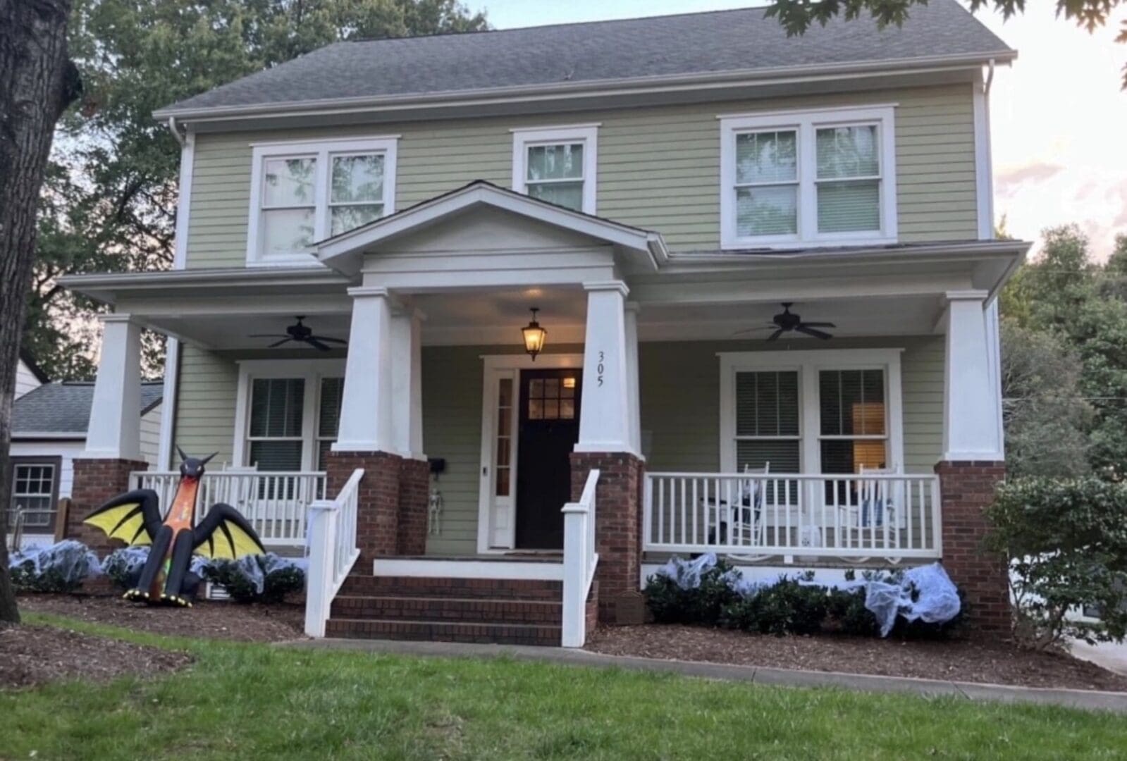 Dilworth house before exterior painting